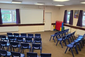 Harrop Main Hall - Screen